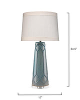 Jamie Young Hobnail Ceramic Table Lamp with Linen Shade