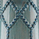 Jamie Young Hobnail Ceramic Table Lamp with Linen Shade