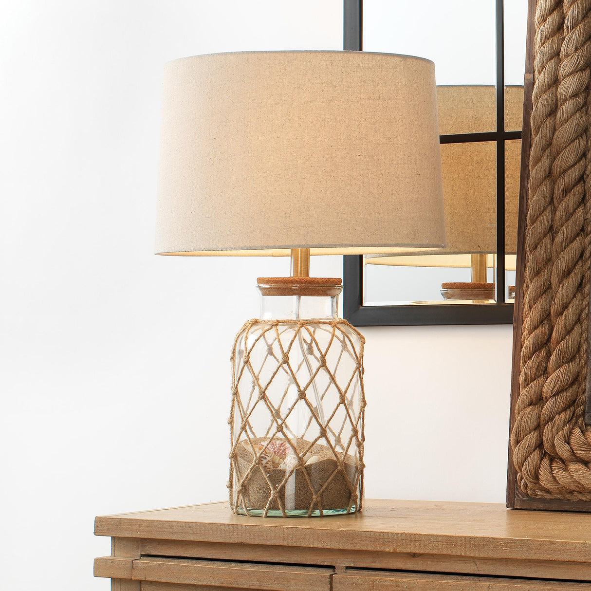 Jamie Young Hugo Glass Table Lamp