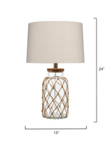 Jamie Young Hugo Glass Table Lamp