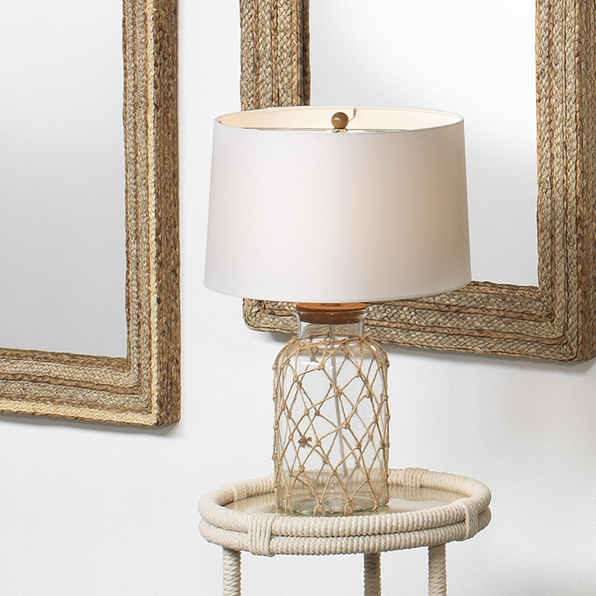 Jamie Young Hugo Glass Table Lamp