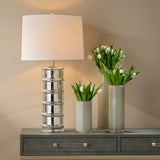 Jamie Young Irene Glass Table Lamp, Silver