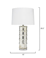 Jamie Young Irene Glass Table Lamp, Silver