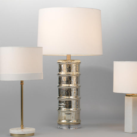 Jamie Young Irene Glass Table Lamp, Silver