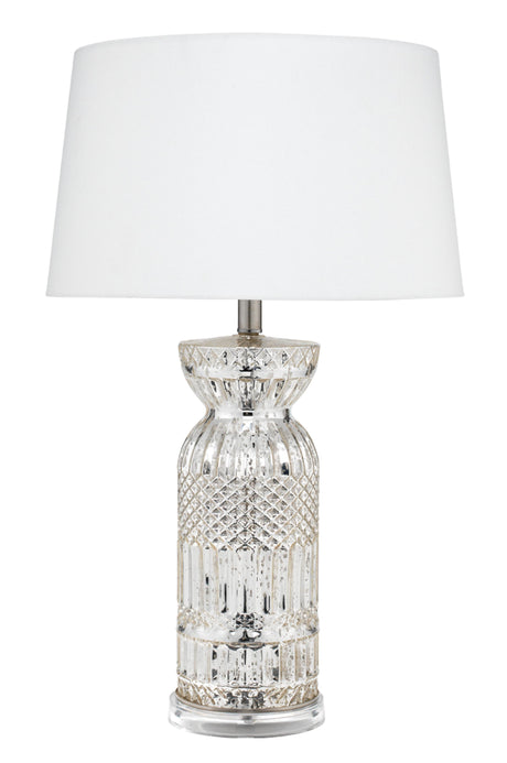 Jamie Young Isla Glass Table Lamp, Silver