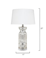 Jamie Young Isla Glass Table Lamp, Silver