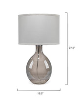 Jamie Young Juliette Blown-Glass Table Lamp, Grey