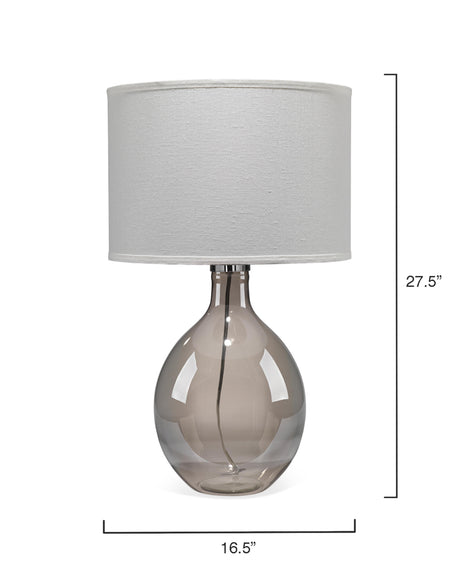 Jamie Young Juliette Blown-Glass Table Lamp, Grey