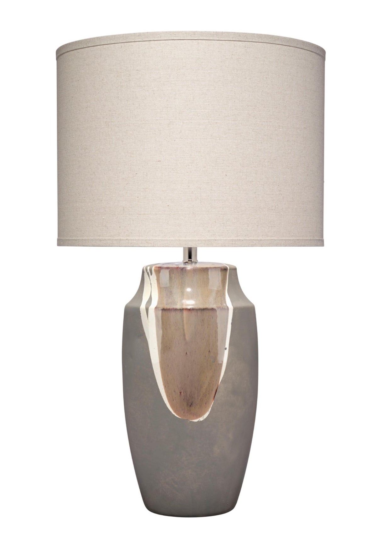 Jamie Young Landslide Ceramic Table Lamp with Linen Shade