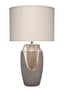 Jamie Young Landslide Ceramic Table Lamp with Linen Shade