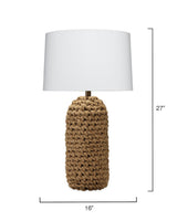 Jamie Young Lawrence Jute Table Lamp, Brown