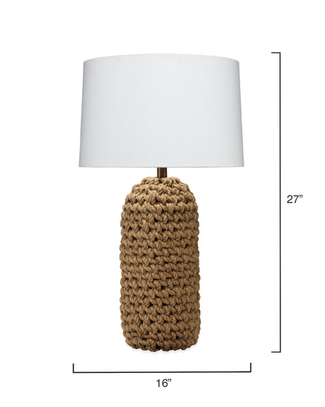 Jamie Young Lawrence Jute Table Lamp, Brown