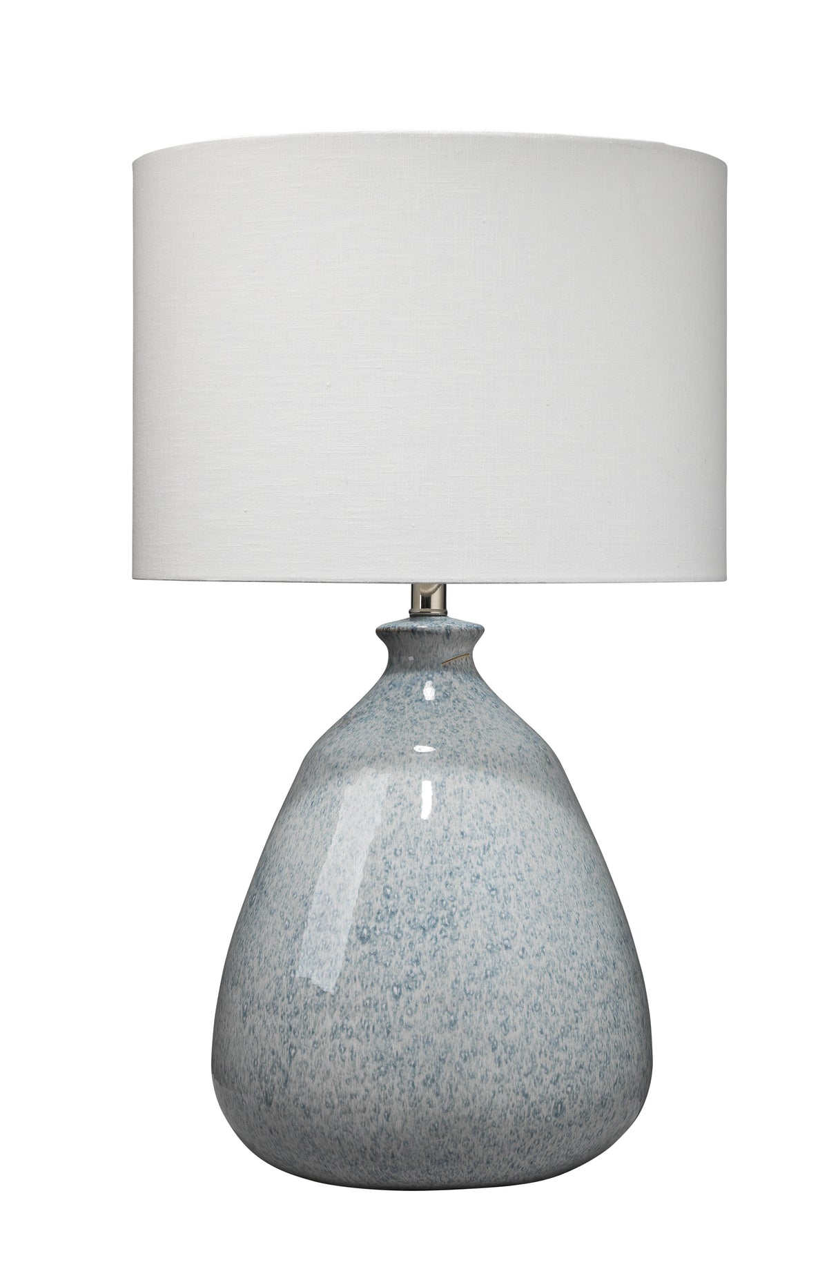 Jamie Young Levi Ceramic Table Lamp with Linen Shade