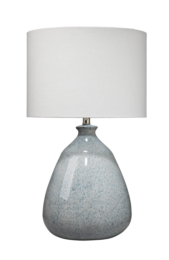Jamie Young Levi Ceramic Table Lamp with Linen Shade