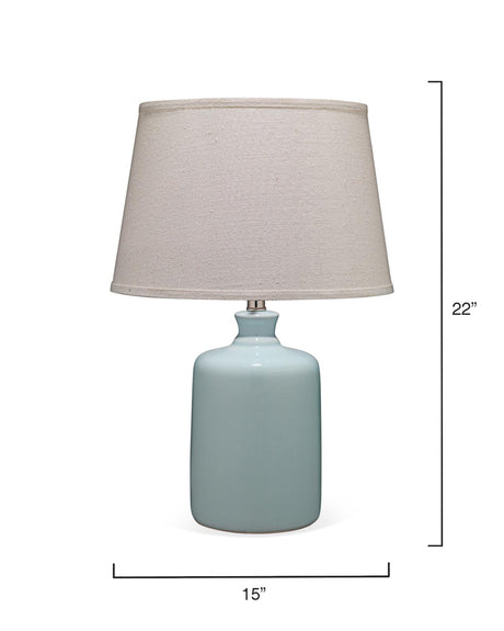 Jamie Young Milk Jug Glass Table Lamp, Blue