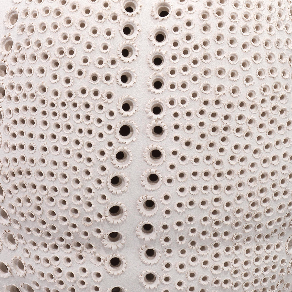 Jamie Young Lunar Polyresin Table Lamp with Linen Shade, White