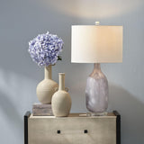 Jamie Young Maya Glass Table Lamp, Lavender