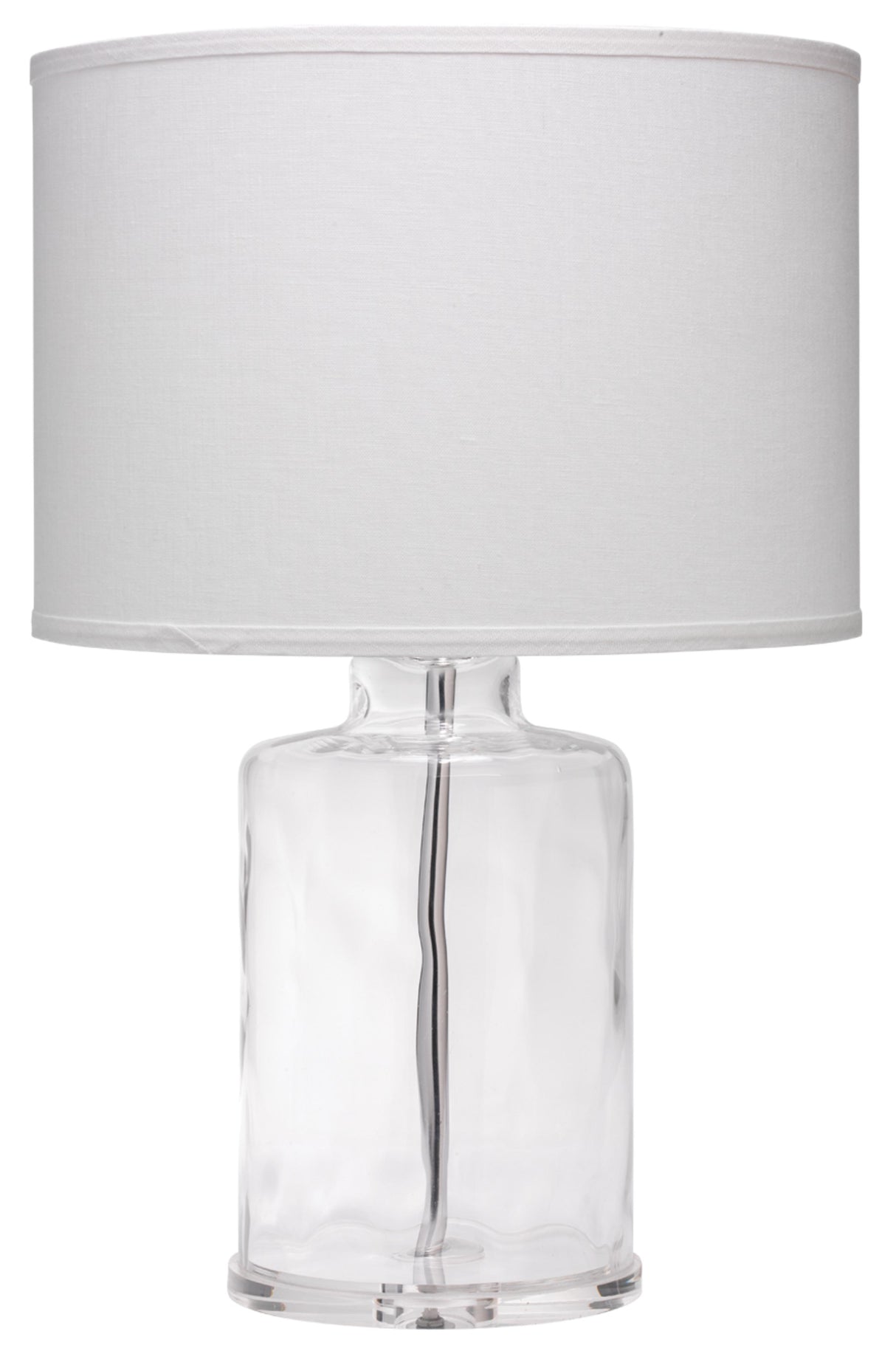 Jamie Young Napa Glass Table Lamp with Linen Shade