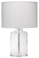 Jamie Young Napa Glass Table Lamp with Linen Shade