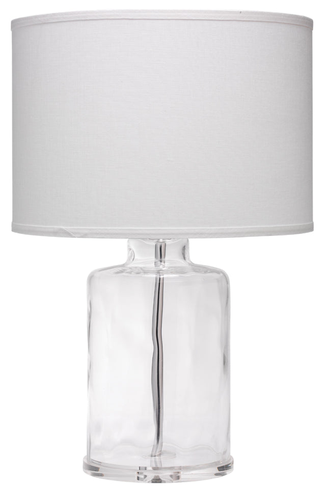 Jamie Young Napa Glass Table Lamp with Linen Shade