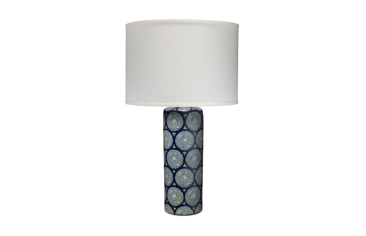 Jamie Young Neva Ceramic Table Lamp with Linen Shade