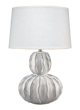 Jamie Young Oceane Gourd Ceramic Table Lamp with Linen Shade
