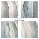 Jamie Young Oceane Gourd Ceramic Table Lamp with Linen Shade