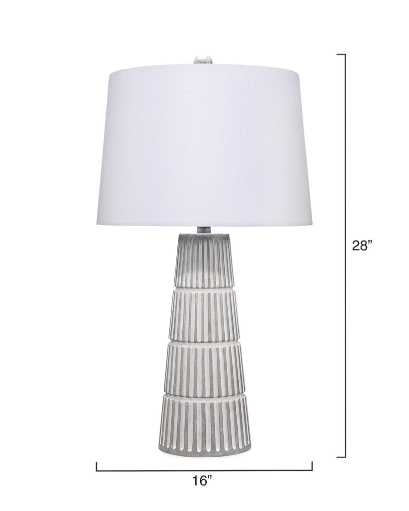 Jamie Young Partition Grey Table Lamps