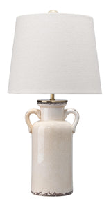 Jamie Young Piper Ceramic Table Lamp, Cream