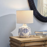 Jamie Young Ruby Ceramic Table Lamp, Blue
