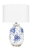 Jamie Young Ruth Ceramic Table Lamp, Blue