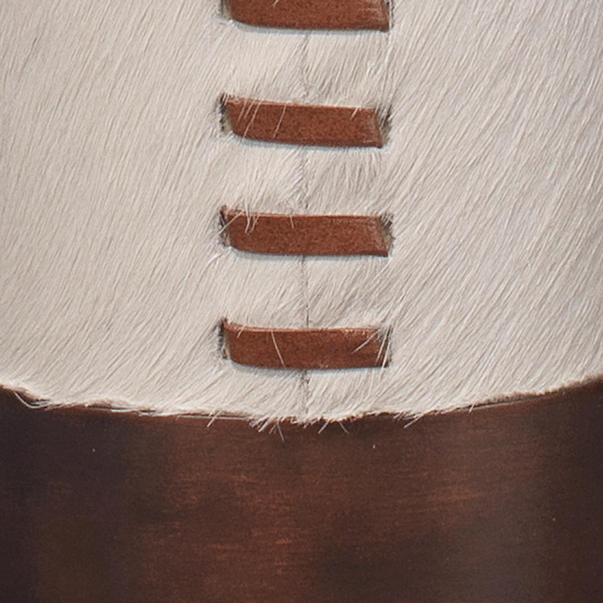 Jamie Young Sheridan Ox Hide Table Lamp with Linen Shade