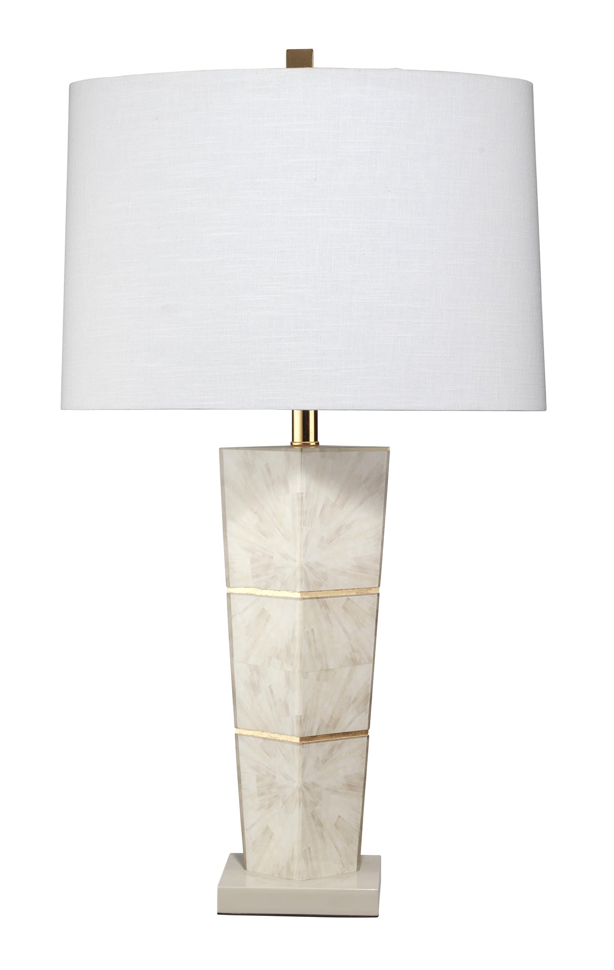 Jamie Young Spectacle Table Lamp with Linen Shade, Grey