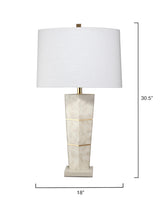 Jamie Young Spectacle Table Lamp with Linen Shade, Grey