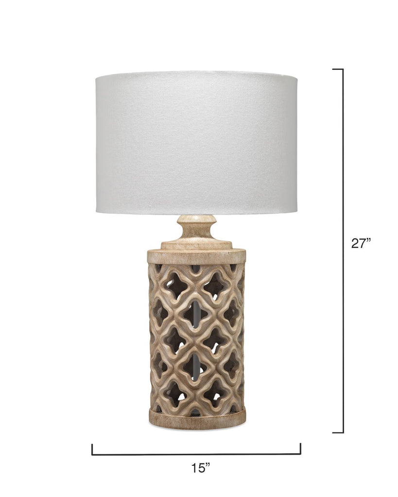 Jamie Young Starlet White Wash Table Lamps