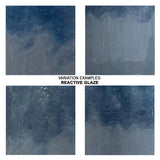 Jamie Young Twilight Iron Table Lamp with Linen Shade, Blue Ombre