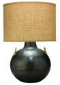 Jamie Young Two Handled Kettle Steel Table Lamp with Burlap Shade