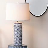 Jamie Young Vivian Ceramic Table Lamp, Blue