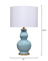Jamie Young Whitney Ceramic Table Lamp, Blue