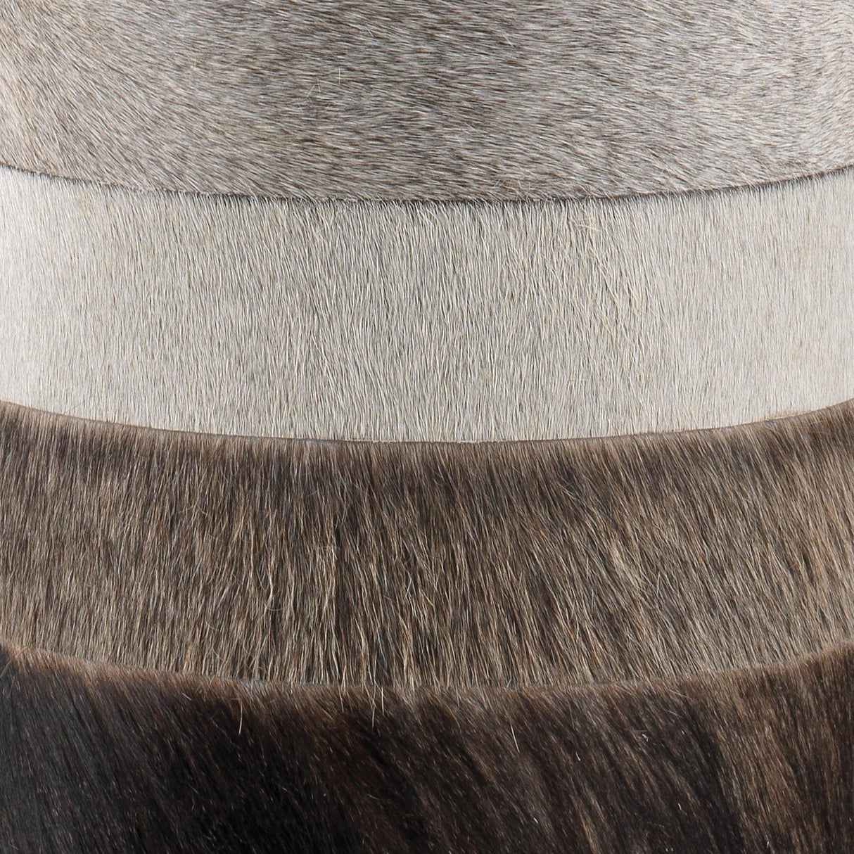 Jamie Young Winslow Hide Table Lamp with Linen Shade, Grey and White
