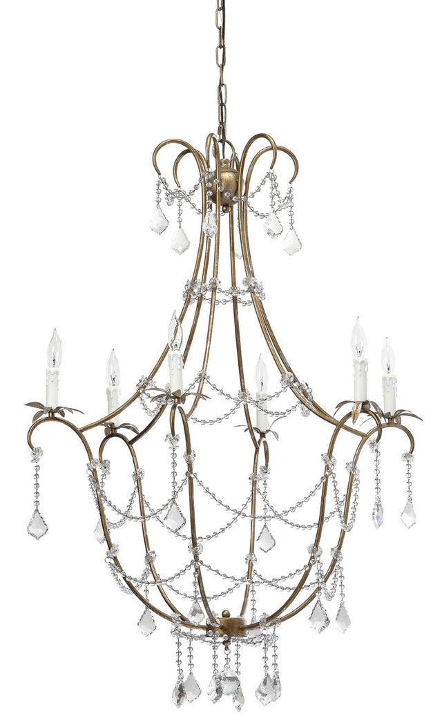 Jamie Young Scarlett Crystal Chandelier