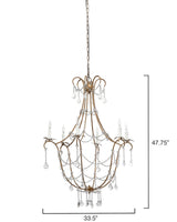 Jamie Young Scarlett Crystal Chandelier