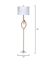 Jamie Young Knot Rope Floor Lamp