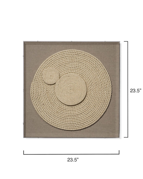 Jamie Young Barbados Jute Small Wall Art