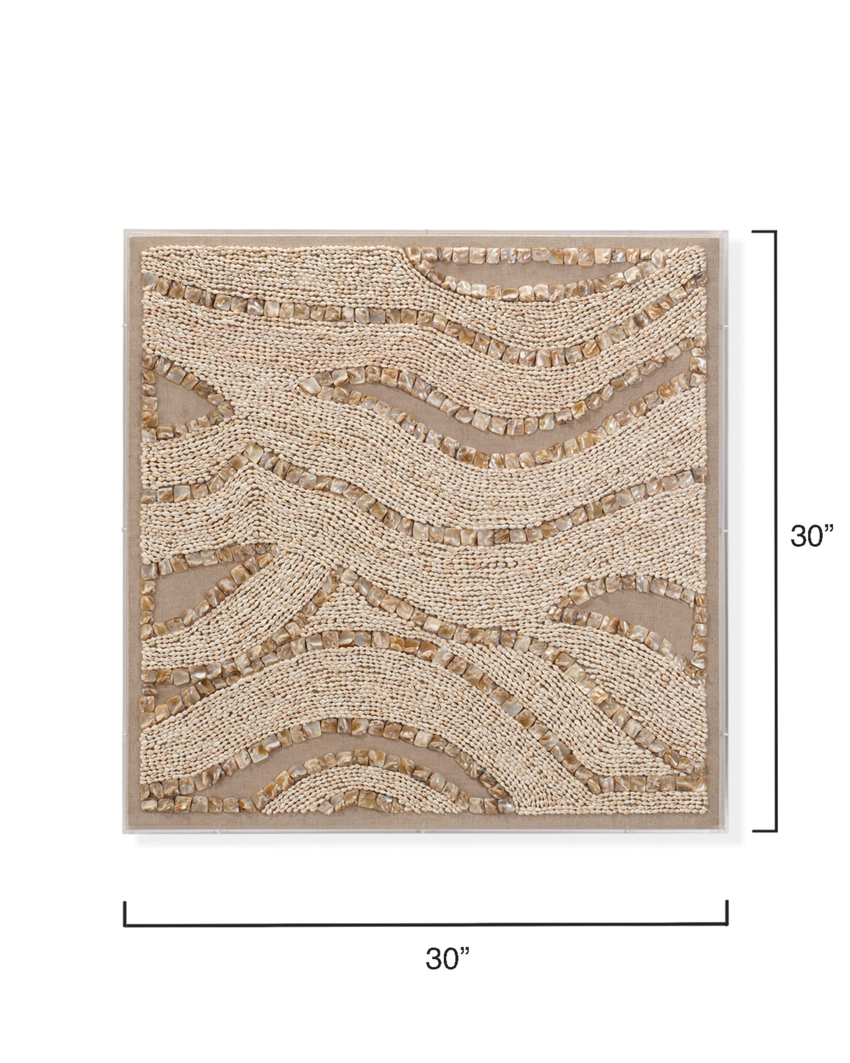 Jamie Young Big Wave Shell Wall Art