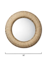 Jamie Young Hollis Round Rope Wall Mirror