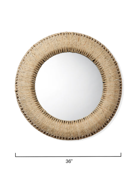 Jamie Young Hollis Round Rope Wall Mirror