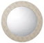 Jamie Young Chester Shagreen Round Mirror, Ivory