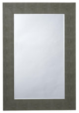 Jamie Young Structure Shagreen Rectangle Mirror, Grey