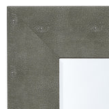 Jamie Young Structure Shagreen Rectangle Mirror, Grey